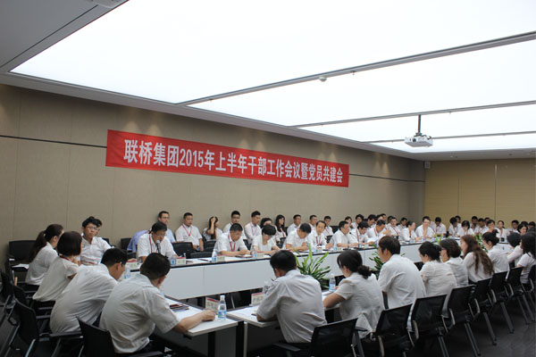 集團(tuán)公司召開(kāi)2015上半年工作會(huì)議暨黨員共建會(huì)